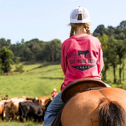 Adult Eat More Beef Long Sleeve T Shirt