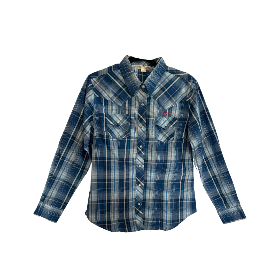 Womans Plaid Long Sleeve with LoKey Logo